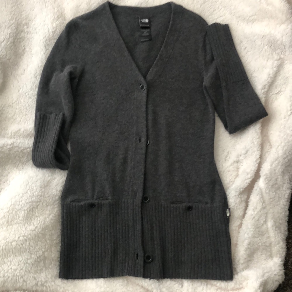 The North Face !! Sweaters beautiful gray small - Picture 2 of 8